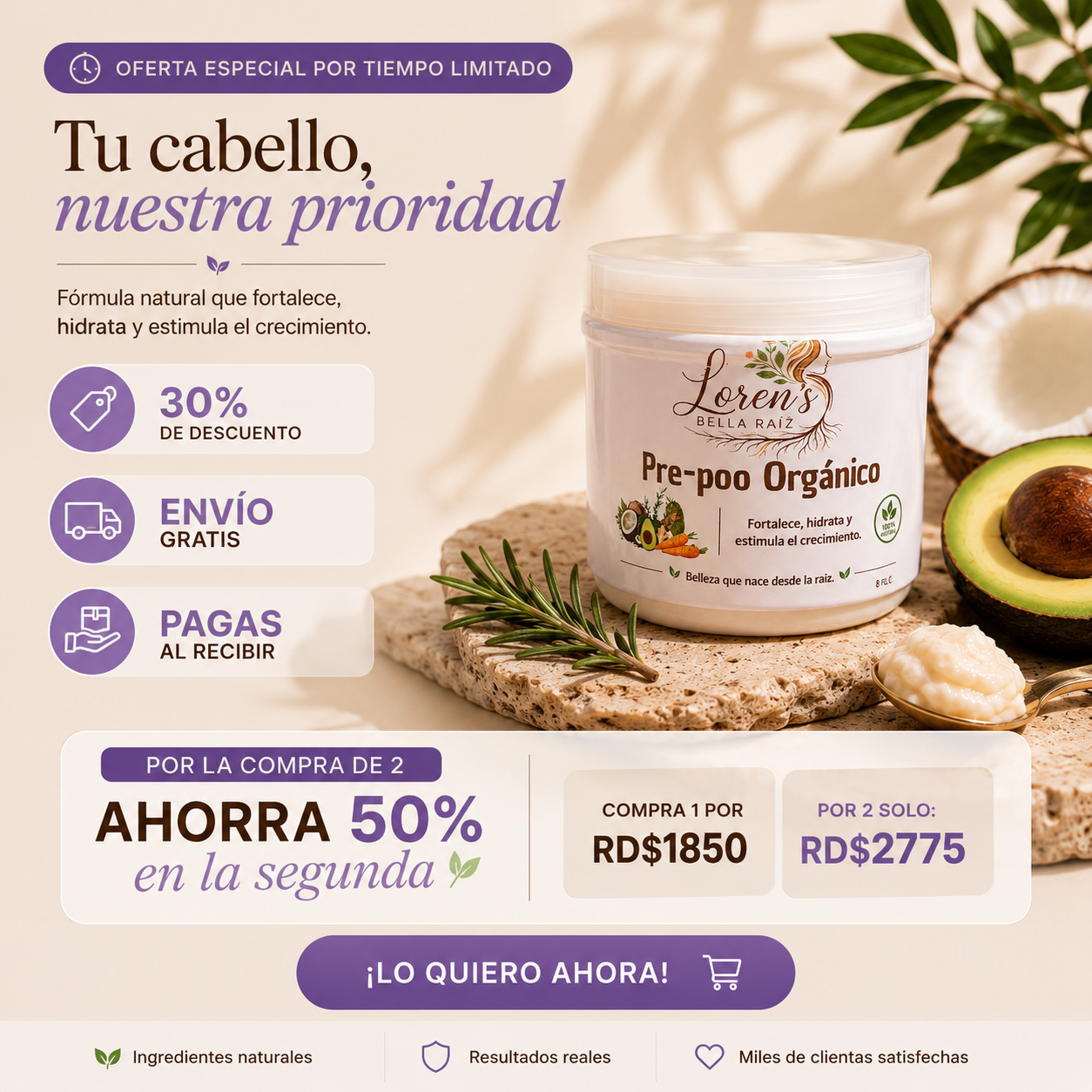 Recupera el cabello que creíste perdido
